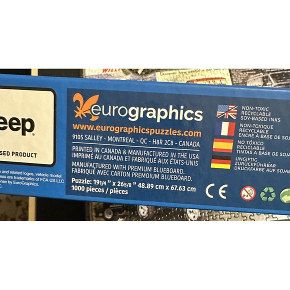 Eurographics 1000 PC Puzzle Jeep Advertising Collection Complete - Picture 8 of 8